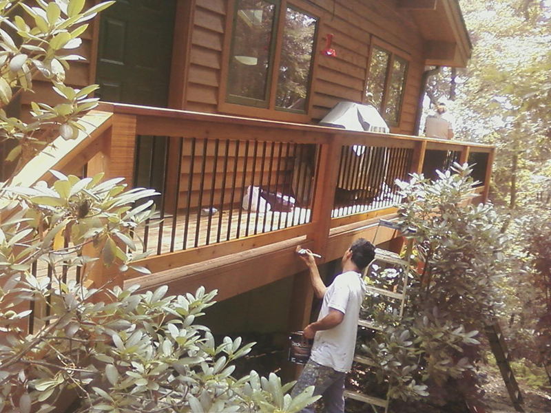 Cabin Staining