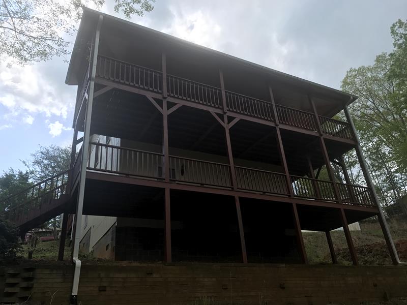 Deck Staining Project in Ellijay, GA